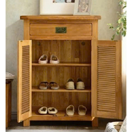 Rustic Oak : Tủ Giày Gỗ Sồi - 60cm 